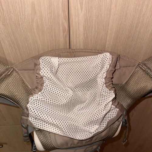 Kikka boo Baby Carrier like new, beige, up to 15 kg with breathable cover
