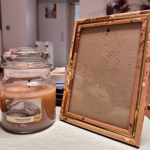Photo frame used with glass, dimensions 19.5x14.5cm