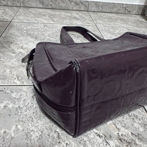 Calvin Klein bag used, dark purple handbag