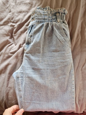 Funky Buddha jeans like new, high waist, size L, gray and blue