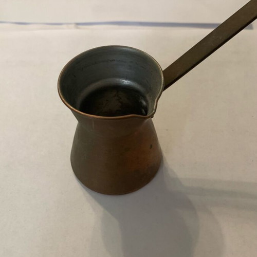 Small coffee pot used, as shown