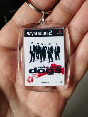 Reservoir Dogs PS2 acrylic keychain