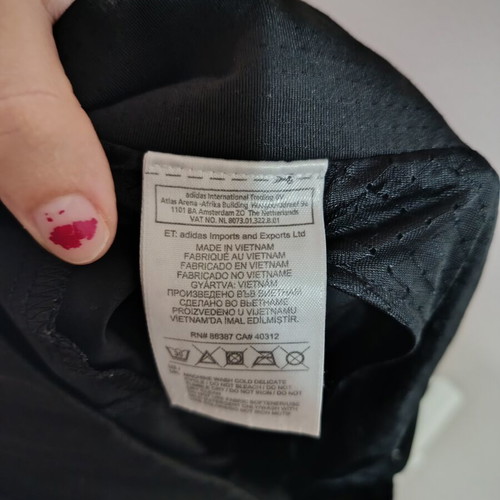 Adidas sports shorts used, black