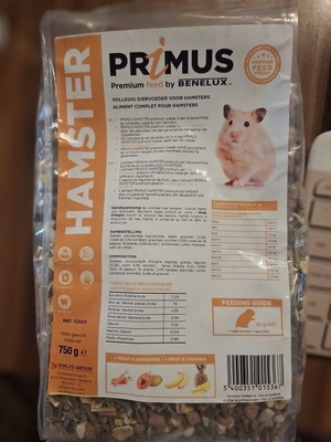 Primus Premium feed for hamsters new, sealed packaging