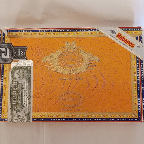 Partagás Mille Fleurs Cigar Box 25’s used, authentic Cuban 2023 edition