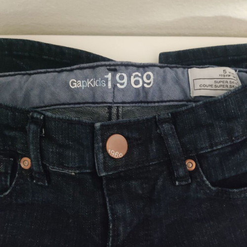Gap jeans for 5-year-old boy 110 cm black like new