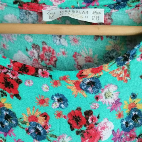 Summer mako dress used, size M, green