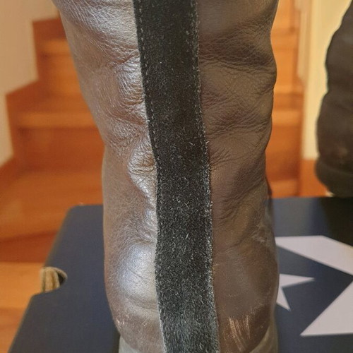 Camper boots used leather and suede brown size 37