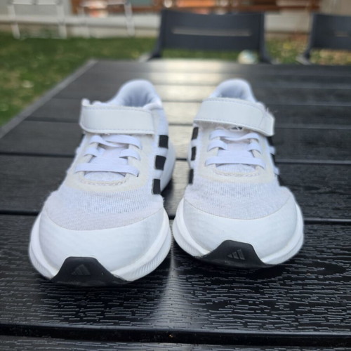 Adidas Runfalcon Kids' Athletic Shoes Size 28 Used White