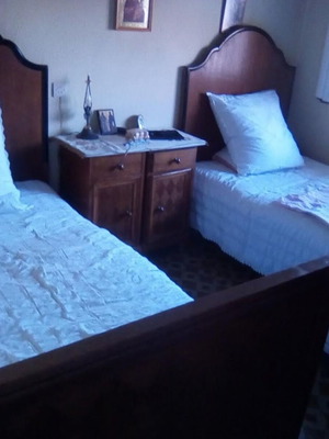 Vintage Twin Beds used, wooden, German made, set of two