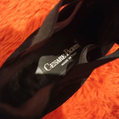 Cesare Pagiotti heels like new, black, size 38.5