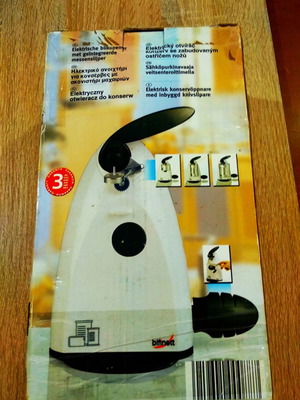 Electric can opener and knife sharpener like new