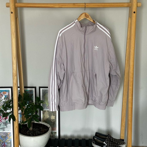 Adidas windproof unisex jacket XL like new, purple