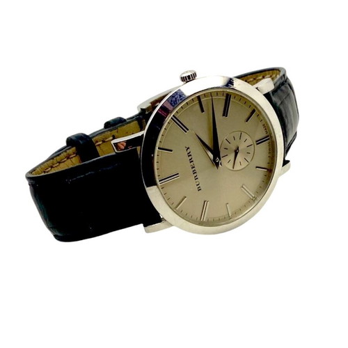 Burberry watch used, stainless steel, waterproof with sapphire 40mm
