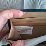 Women's wallet, turquoise
