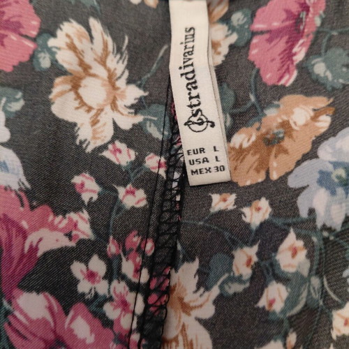 Stradivarius Floral Playsuit Large Like New