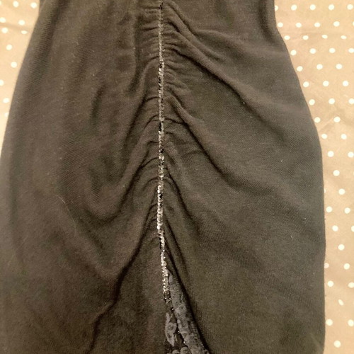 Wool dress used with lace black size M