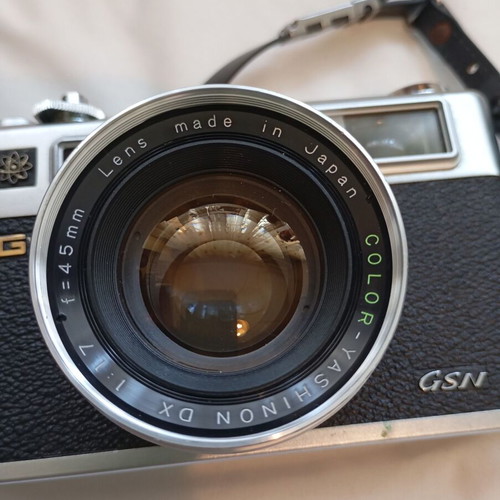 Yashica Electro 35 GSN vintage 35mm camera with original case used