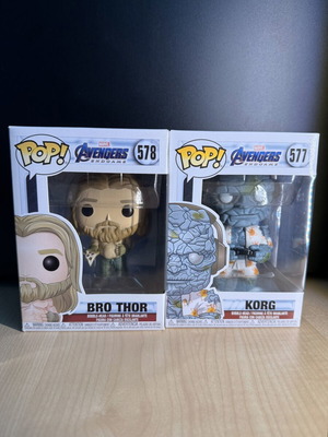 Funko Pop Marvel Avengers Endgame Bro Thor και Gamer Korg σετ