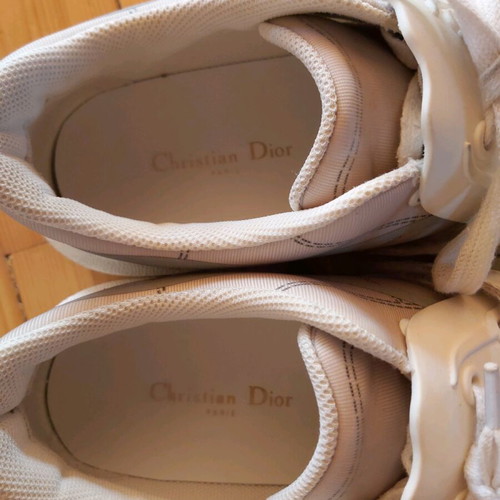 Sneakers Cristian Dior γυναικεία σαν καινούργια, άσπρα και γκρι, νούμερο 40-41