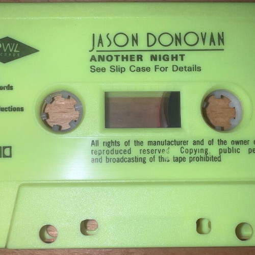Jason Donovan cassette like new, rare maxi single