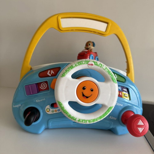 Fisher Price Educational Steering Wheel with Light and Sounds used