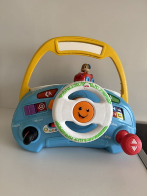 Fisher Price Educational Steering Wheel with Light and Sounds used
