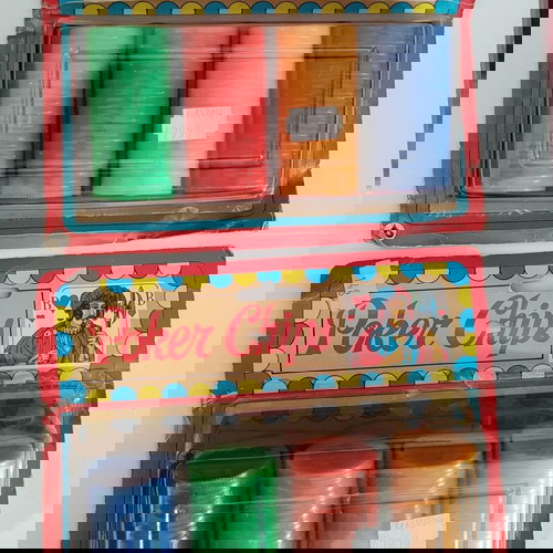 Μάρκες για πόκερ σαν καινούργιες, 2 συσκευασίες των 100 τεμαχίων