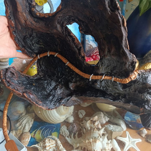 Handcrafted Forest Root Table Lamp Unique Wooden Sculpture