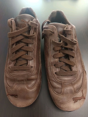 Puma sneakers δερμάτινα καφέ νούμερο 40 καινούργια
