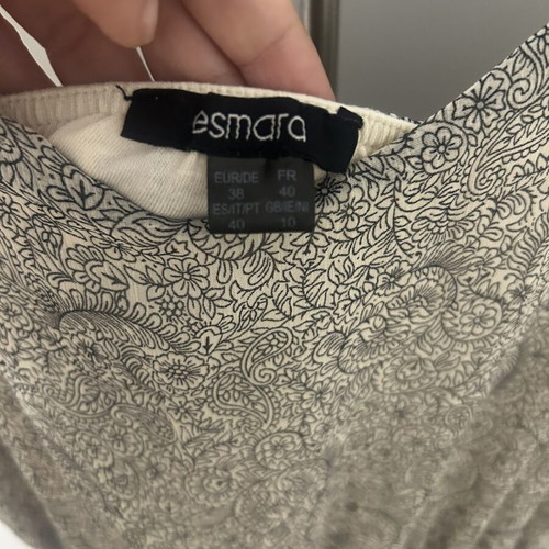 Esmara airy dress Medium with lining like new, grey beige