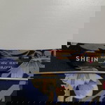  Μπλούζα κοντομάνικη μπλε σκούρα Shein μέγεθος L