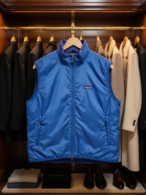 Patagonia Blue Sleeveless Vest XL Like New