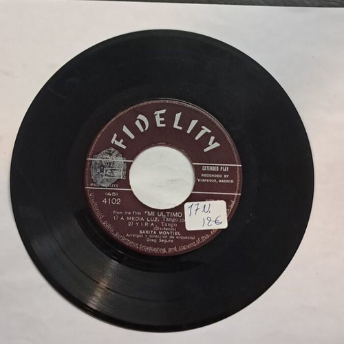 Mi Ultimo Tango Sarita Montiel record, good condition