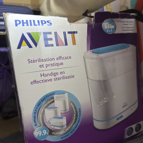 Philips Avent 3-in-1 Electric Steam Sterilizer like new