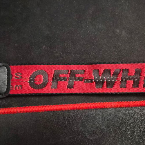 Μπρελόκ Off-White Industrial 2.0 κόκκινο καινούργιο με μαύρο hardware