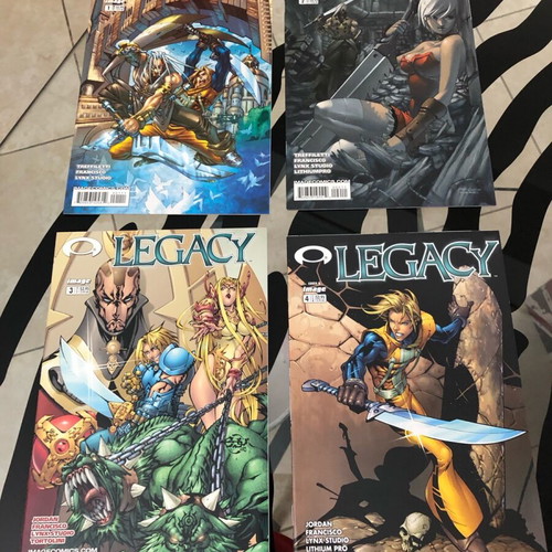 Legacy set of 4 comics new, issues 1-4