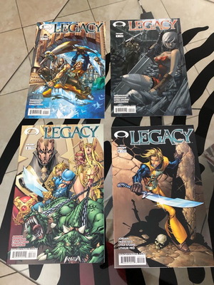 Legacy set of 4 comics new, issues 1-4