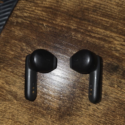 JBL Vibe Flex wireless earbuds with charging cable