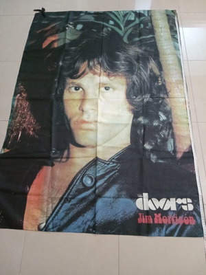 Jim Morrison flag like new, 0.97 x 1.37 m
