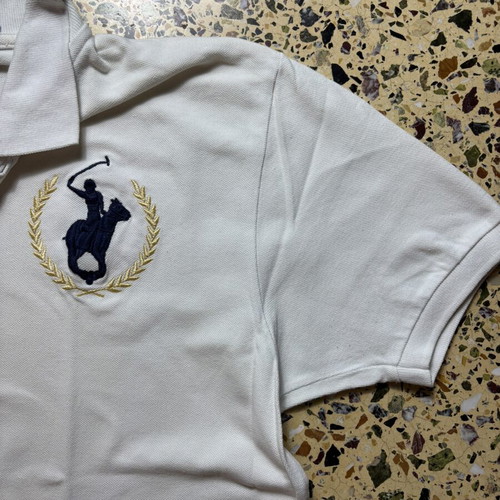 US Polo Club men's polo shirt Large like new, black and white