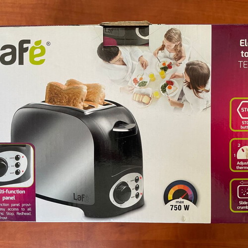 Lafe Toaster 2-Slice 750W new