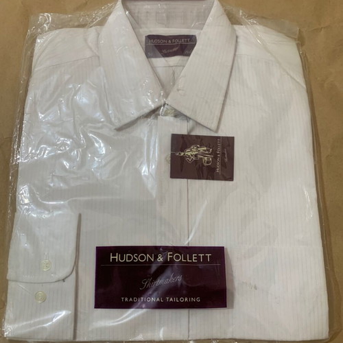 Men's long-sleeve shirt new size 39-40 multicolor