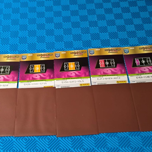 Panini FIFA 365 Team Mates Card Collection of 5 like new with sleeves