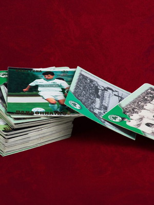 Panathinaikos Imago football cards collection 1998, 43 pcs
