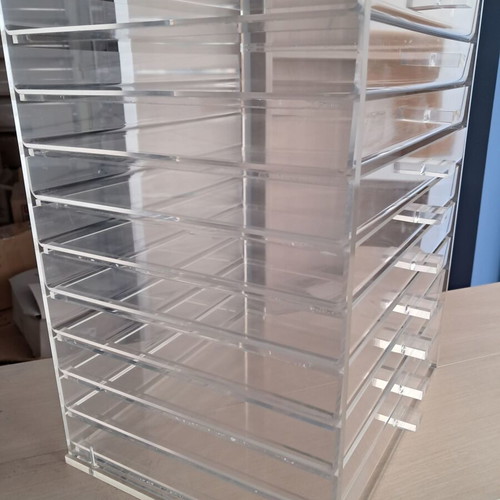 Plexiglass Drawer Unit 10 Drawers New