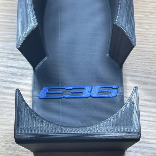 Cup holder for BMW E36 / Z3 3D printed from ABS new