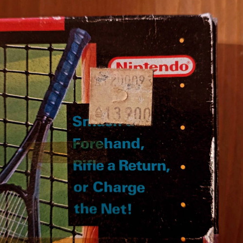 Super Tennis Super Nintendo Entertainment System game, PAL Greek version