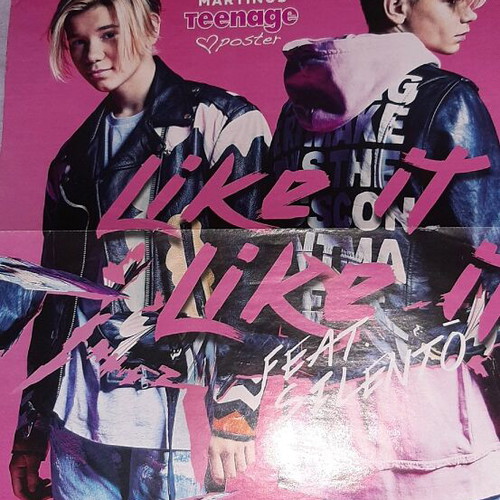 Marcus and Martinus poster with Brandon Flynn like new