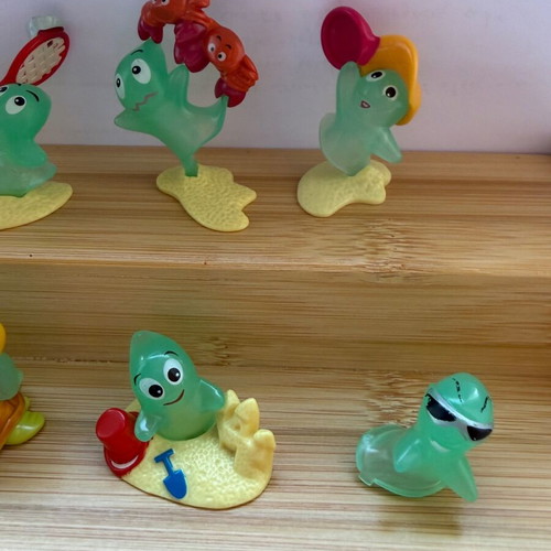 Kinder Surprise Ghosts at the Sea figures used, full set of 6, 2009/10